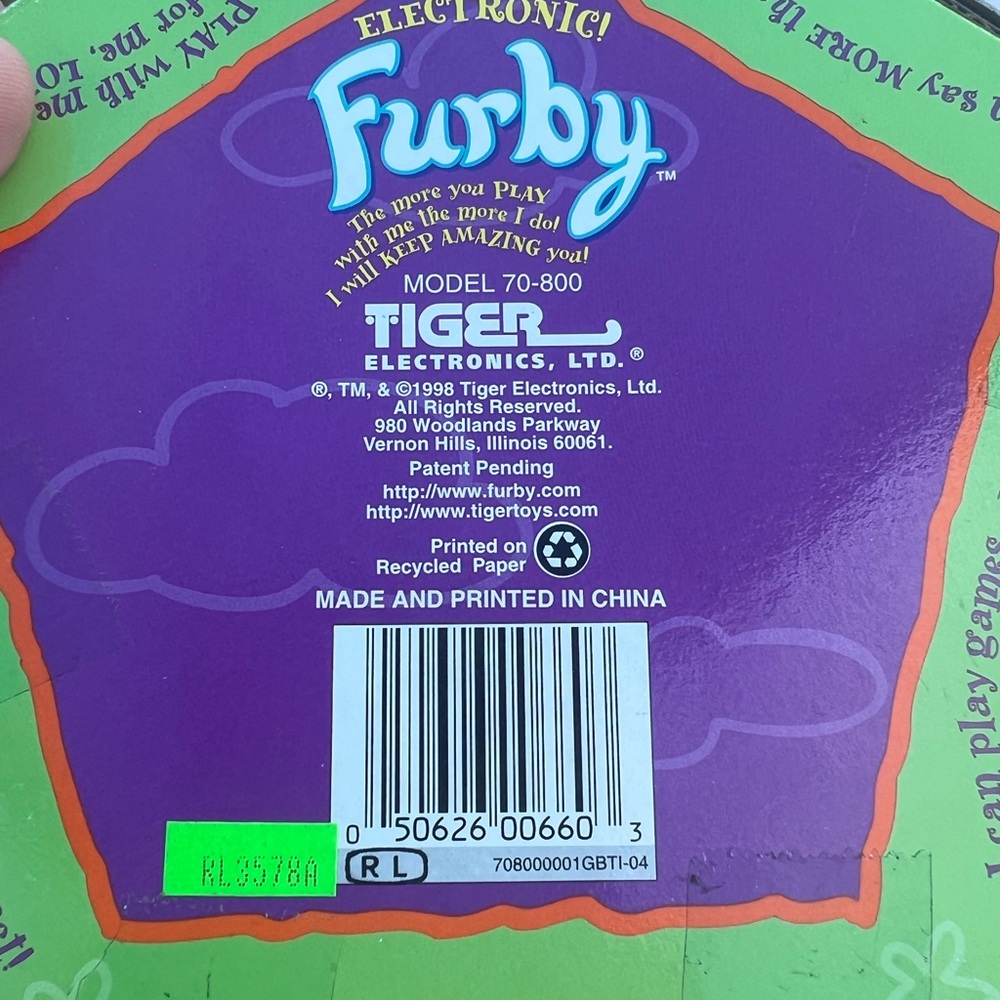 1998 Original Furby